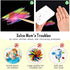 ZMLM Rainbow Scratch Mini Art Notes - 125 Magic Scratch Note Pads Cards Sheets for Kids Black Scratch Crafts Arts DIY Party Favor Supplies Kit Birthday Game Toy Gifts Box for Girls Boys Halloween