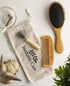 Boar Bristle Hair Brush set – Curved and Vented for Wet and Dry Detangling Hair Brush for Women Long, Thick, Thin, Curly & Tangled Hair Vent Brush - Stocking Stuffers Gift kit