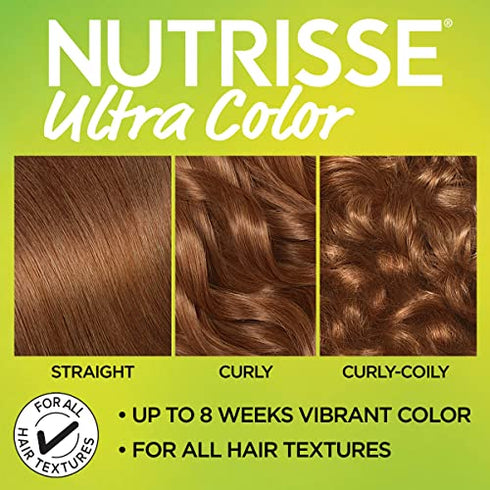 Garnier Hair Color Nutrisse Ultra Color Nourishing Creme, B4 Golden Mahogany Brown (Caramel Chocolate) Permanent Hair Dye, 2 Count (Packaging May Vary)