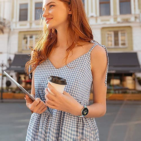 Compatible for Samsung Galaxy Watch 4 Classic 42mm 46mm,Galaxy Watch Active 2 40mm 44mm,Galaxy Watch 4 40mm 44mm Girls Women,20mm Quick Release Smart Watch Band for Watch 3 41mm/Watch 42mm/Gear Sport