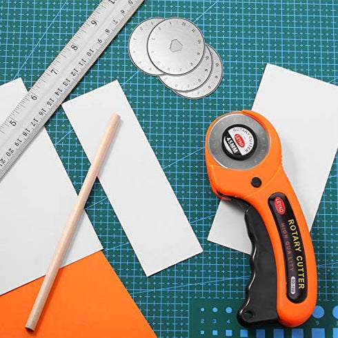 30 Pieces 45 mm Rotary Cutter Blade Round Quilting Blades Rotary Replacement Cutting Blade Sewing Cutter Blade for Quilting, Stitching, Patchwork, Crafts and Sewing