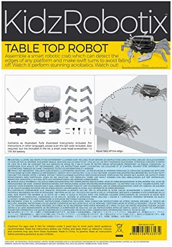 4M 5576 Table Top Robot - DIY Robotics Stem Toys, Engineering Edge Detector Gift for Kids & Teens, Boys & Girls (Packaging May Vary)