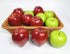 Artificial Fruit Fake Simulation Fruit for Home Kitchen Party Photography Prop Wedding Decoration (12Pcs Dark Red Apple)