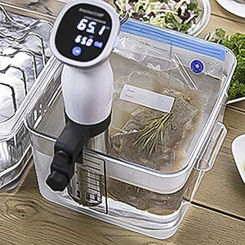 FOYO Gallon Size Vacuum Zipper Bags, Vacuum Food Sealer Bags Food Storage Reusable Bags with Double-layer Zippers Designed, BPA free, Set of 18