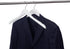 Nature Smile Solid Gugertree Wood Shirt and Dress Hangers with Notches with Antirust Chrome Hook Pack of 10 (White)