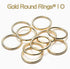 PANTIDE 35Pcs Acrylic Diamond Gems Jewels Alloy Gold Round Ring Set The Blue Hedgehog Chaos Emeralds Power Rings Party Favor Supplies Cake Decoration Pirate Treasure Chest Hunt for Kids with Bag