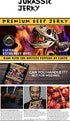 JURASSIC JERKY “INSANITY” HOT Beef Jerky made with the Ghost, Habanero & Carolina Reaper the Hottest Pepper on Earth! Can you handle the Heat? Take the INSANITY Challenge! (1 oz bag)