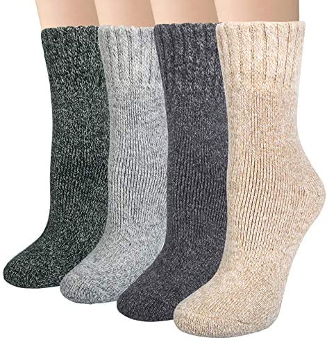 Womens Wool Socks Soft Super Thick Warm Socks for Women Thermal Winter Socks for Gifts