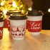Whaline Christmas Coffee Tea Cup Sleeves 30 Pack Disposable Cardboard Sleeves Double-Layer Paper Sleeves Fit 12 and 16oz Paper Cup for Hot Drinks Cold Beverage Cafe Shop Office, 6 Design