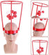 2 Pack Head Hoop Basketball Party Game for Kids and Adults Carnival Game Adjustable Basket Net Headband with 20 Balls for Carnival Party Birthday Party Family Indoor Outdoor Game