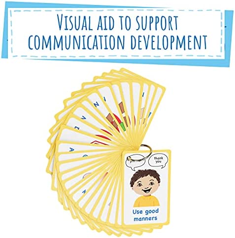 My Behaviour Cards 27 Flash Cards for Visual aid Special Ed, Speech Delay Non Verbal Children and Adults with Autism or Special Needs