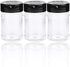 20 Pack 5oz Clear Plastic Spice jars Storage Bottle Container,Seasoning bottles with Black Cap,Chalkboard labels,Chalk Marker for Storing Spice,Herbs,Powders,Salt and Pepper