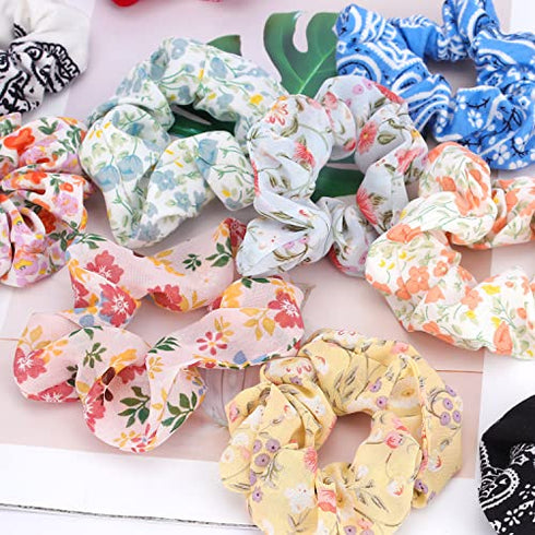 20 Pack Hair Scrunchies, Scrunchies for Women Girls, Scrunchies for Thick Hair, Hair Ties Scrunchies, Hair Elastics Ties, Hair Accessories for Women, Hair Accessories for girls, Gifts for Girls