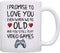 Funny Gamer Gifts I Promise to Love You When You're Old Still Play Video Games Nerdy Wedding Gift Coffee Mug Tea Cup White
