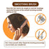 Thin Hair Brush without pain on skin : For anyone who may have trouble with thin hair .Specialized hair brush with soft hog hair for glossing your hair and preventing hair breakage. (For Brushing…)