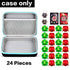 Case Compatible with Bakugan Armored Alliance Collectible Action Figures. Toy Storage Organizer for 24 Pieces BakuCores, Ability & Character Cards. Carrying Container Holder (Box Only)
