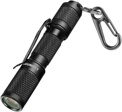 LUMINTOP Tool AAA Mini EDC Flashlight, Pocket-Sized Keychain Flashlight, Super Bright 130lm OSRAM LED, 3 Modes, IP68 Waterproof, Best Tools for Camping, Hiking, Hunting, Backpacking, Fishing and EDC