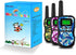 Huaker Kids Walkie Talkies,3 Pack 22 Channels 2 Way Radio Toy with Flashlight and LCD Screen,3 Miles Range Walkie Talkies for Kids Outside Adventures, Camping, Hiking