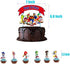 Sonic Party Supplies Theme Birthday Party Favor Decoration Includes Banner - Tablecloth - Cake Topper - 24 Cupcake Toppers - 20 Balloons - 20 napkins for Birthday Party Favor Pack Set for Kids