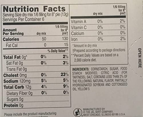 Lemon Pudding and Pie Filling Mix By My T Fine - 2.75 Ounce Box - 2 Box Pack