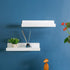 IEEK 15 Inch White Floating Wall Shelf,Modern Picture Display Ledge and Wall Book Shelves for Kids Room,Wall Storage Rack for Bedroom/Living Room/Office,Set of 3