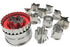 JOKUMO 11 Piece Round Linzer Cookie Cutter Set – High Grade 430 Stainless Steel - with Storage Tin