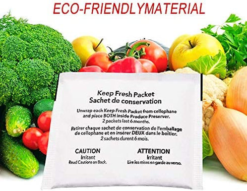 Primeswift W10346771A Refrigerator Produce Preserver (10 Packets-5 Pack),Replacement for EA3503014,PS3503014