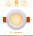 YGS-Tech 2 Inch LED Recessed Lighting Dimmable Downlight, 3W(35W Halogen Equivalent), 3000K Warm White, CRI80, LED Ceiling Light with LED Driver (4 Pack)