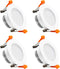 YGS-Tech 2 Inch LED Recessed Lighting Dimmable Downlight, 3W(35W Halogen Equivalent), 3000K Warm White, CRI80, LED Ceiling Light with LED Driver (4 Pack)