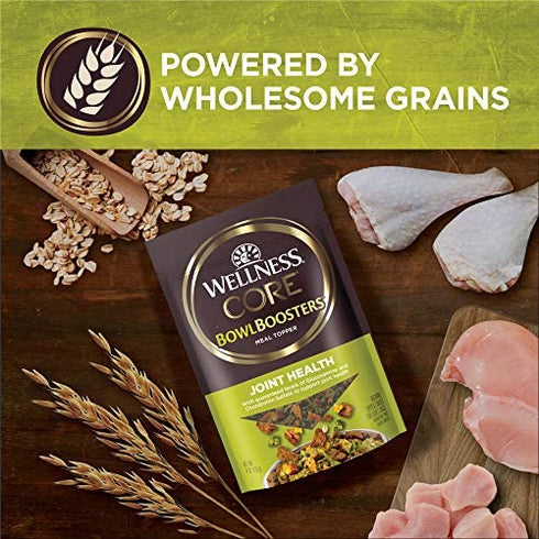 Wellness CORE Bowl Boosters Joint Health Dog Food Topper, 4 Ounce Bag