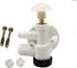 kipa 385314349 RV Water Valve Assembly Camper Trailer Boat Toilet Repair Kit for Sealand EcoVac Vacuflush Pedal Flush Toilets, Replacement for Most Dometic Foot Pedal Toilets Except 300 310 320 Model