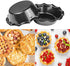 Webake Mini Pie Pan Set of 4, Nonstick 5 Inch Pie Plate Baking Dish with Ruffled Edge, Individual Round Bakeware Pie Tins for Toaster Oven Air Fryer Insta Pot