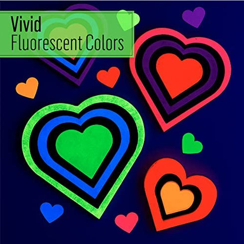 FolkArt Neon Blacklight Acrylic Paint, 2 oz., Red