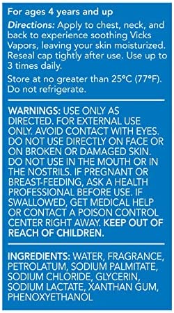 Vicks VapoStick, Solid Balm, No Mess, Comforting Non-Medicated Vicks Vapors, Easy-To-Use No-Touch Applicator, Quick Dry, Lightweight Skin Feel, From The Makers of Vicks VapoRub, 1.25oz x 2 (Twin Pack)