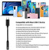 USB C to 3.5mm Headphone Adapter, ACAGET USB Type C Dongle Audio Jack Converter DAC Chip Braided Cable Aux Earbuds Adapter for Samsung S21+ Ultra S22 S20 FE Galaxy A53 OnePlus 9 10 Pro Pixel 6 7 Black