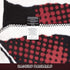 Silver Buffalo Unisex WWE Superstar Grid Ink Fleece Throw Red and Black 50-in. x 60-in. One Size