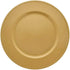 Greenbrier International Charger Plates | Gold Color Beaded Rims | 13 in | Home