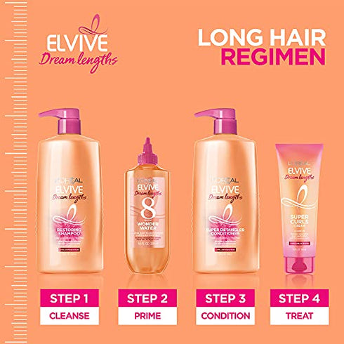 L'Oreal Paris Elvive Dream Lengths Super Curls Cream Leave-In, 5.1 Ounce