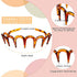 3 Pieces Zig Zag Shark Tooth Headbands Comb Zigzag Plastic Hoop U Shaped Shark Tooth Hair Bands Black Zag Hairbands Wave Shape Plastic Hair Band for Women Girls Hair Accessory Styling