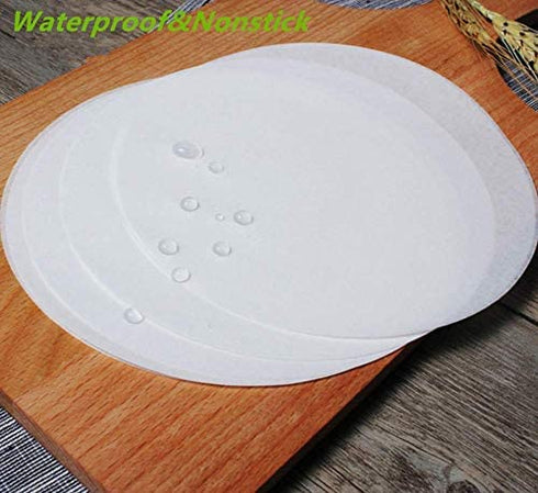 Baking Parchment Circles, Set of 100, 12 Inch Non Stick Baking Parchment Paper for Springform Cake Tin, Toaster Oven, Tortilla Press and so on