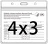 Vaccine Card Holder, Covid Vaccination Card Protector 4 X 3 Inches Vaccine Card Protector Waterproof Clear Vinyl Plastic Sleeve with Type Resealable Zip (10 Pack)