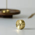 SeedWave Wooden Incense Holder for Sticks, Detachable Brass Incense Burner Holder, Handmade Lotus Incense Ash Catcher for Home Decor Yoga Spa Meditation