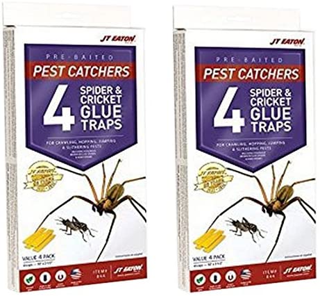J T Eaton 798304345025 844 Pest Catchers Large Spider and Cricket Size Attractant S