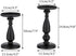 Candle Holders for Pillar Candles Metal Candlestick Holder 2 Pcs Candleholders Stand for LED Tea Light Candles, Ornament for Birthday, Wedding and Home Decoration