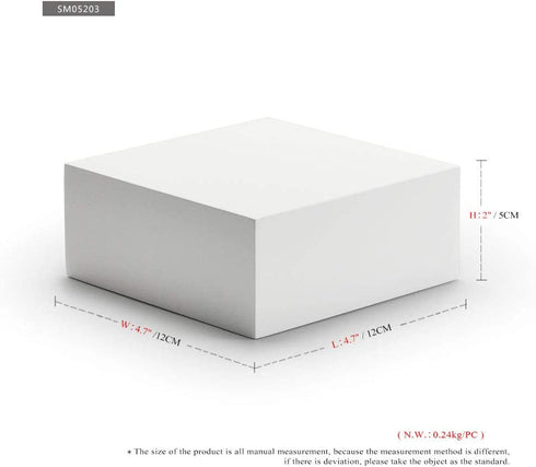 Oirlv Solid Wood Minimalism Style Jewelry Display Stand Showcase Jewelry Organizer Square Holder(SM05203)