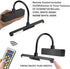 BIGLIGHT Wireless Battery Operated LED Picture Light with Remote, Rotatable Light Heads of 3 Lighting Modes, Dimmable Display Lamp with Timer for Painting Photo Portrait Art, 8.8", Black