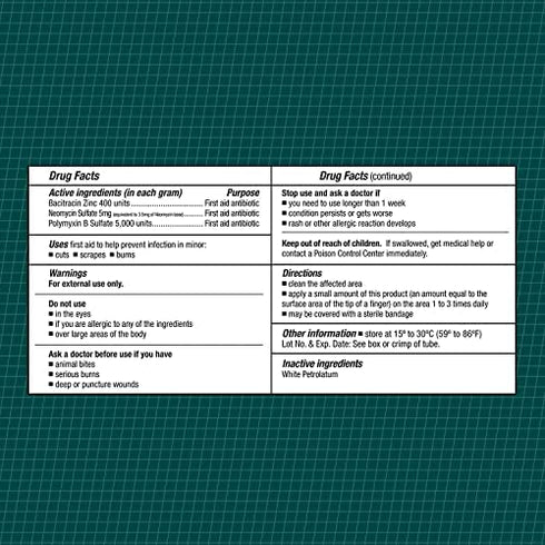CareALL® 1oz Triple Antibiotic Ointment, First Aid Ointment for Minor Scratches and Wounds and Prevents Infection, Compare to The Active Ingredients of Leading Brand