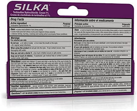SILKA Anti-Fungal Cream, Clinical Anti-Fungus Foot Treatment, Fluid, 1 Oz