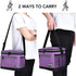 Insulated Lunch Bag for Women Men, Leakproof Thermal Reusable Lunch Box for Adult & Kids by Tirrinia, Lunch Cooler Tote for Office Work, Purple