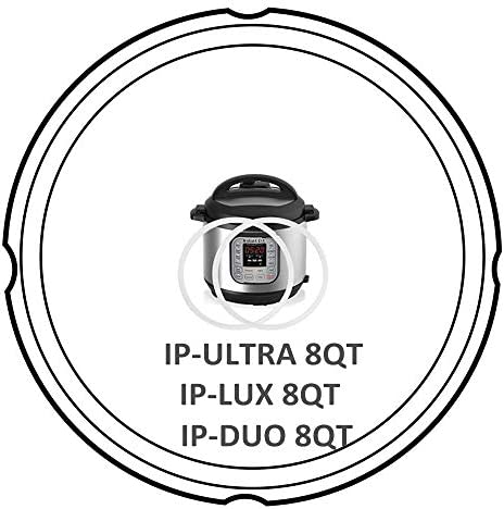 Silicone Sealing Ring 8qt for Instant Pot Sealing Ring 8 Quart, Food-grade Silicone Fits Instant Pot Duo 8 Quart, Lux 8 Quart, Duo Plus 8 Quart, Ultra 8 Quart, Viva 8 Quart Instapot - 2 Pack